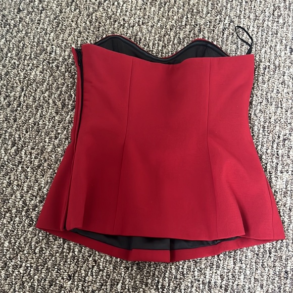 Rachel Roy Strapless Peplum Top - Picture 3 of 6